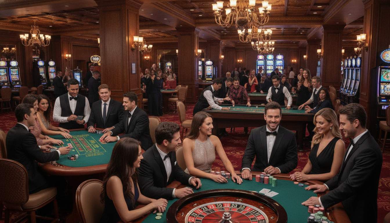 Classic casino games in action